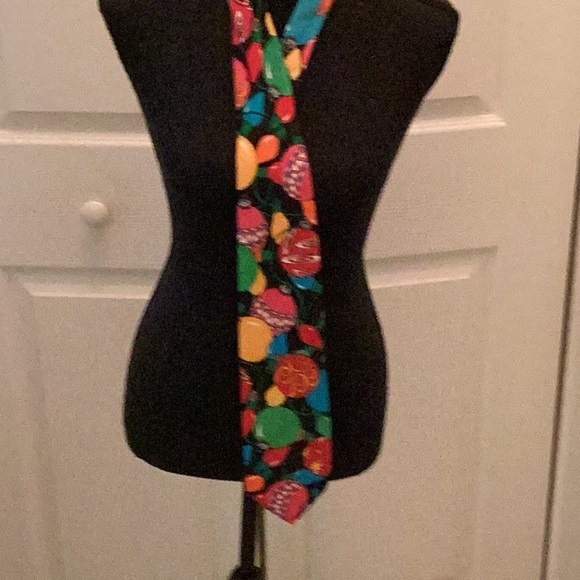 NWOT Fratelli Men's Holiday Colorful Fun To Wear Tie Great Gift - Picture 1 of 7